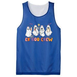 Halloween Er Nurse Er Boo Crew Funny Er Ed Nurse Tech Meaningful Gift Mesh Reversible Basketball Jersey Tank