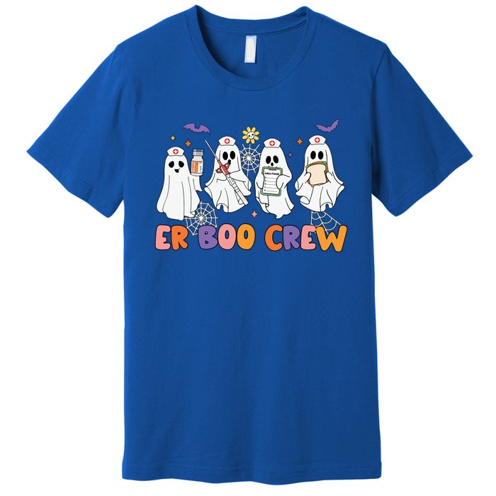 Halloween Er Nurse Er Boo Crew Funny Er Ed Nurse Tech Meaningful Gift Premium T-Shirt