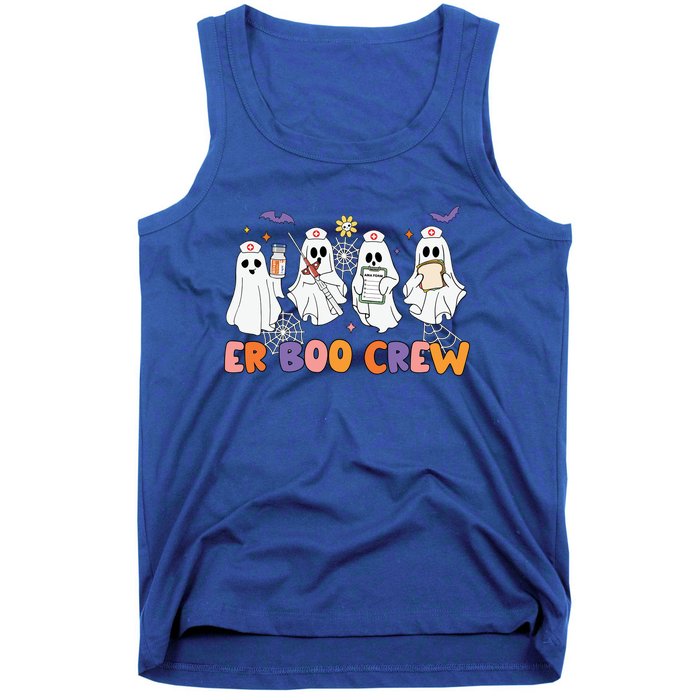 Halloween Er Nurse Er Boo Crew Funny Er Ed Nurse Tech Meaningful Gift Tank Top