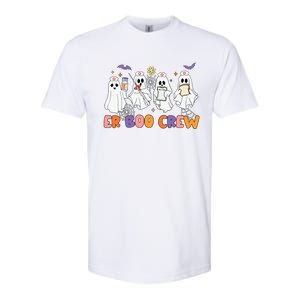 Halloween Er Nurse Er Boo Crew Funny Er Ed Nurse Tech Meaningful Gift Softstyle CVC T-Shirt