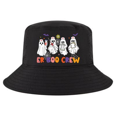 Halloween Er Nurse Er Boo Crew Funny Er Ed Nurse Tech Cool Comfort Performance Bucket Hat