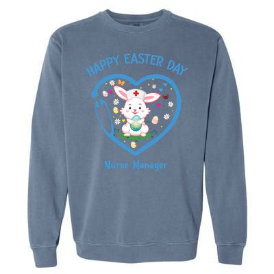 Happy Easter Nurse Ager Gift Cute Nurse Easter Day Gift Garment-Dyed Sweatshirt