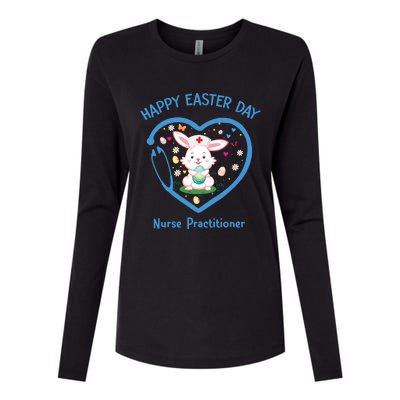 Happy Easter Nurse Practitioner Great Gift Cute Nurse Easter Day Gift Womens Cotton Relaxed Long Sleeve T-Shirt