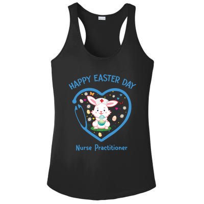 Happy Easter Nurse Practitioner Great Gift Cute Nurse Easter Day Gift Ladies PosiCharge Competitor Racerback Tank