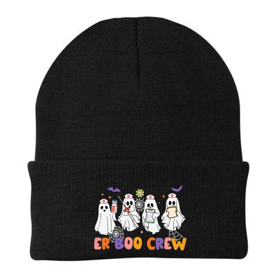 Halloween ER Nurse ER Boo Crew Funny ER Ed Nurse Tech Beanie