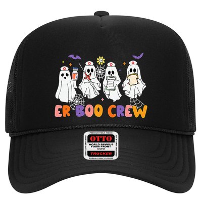 Halloween ER Nurse ER Boo Crew Funny ER Ed Nurse Tech Trucker Hat