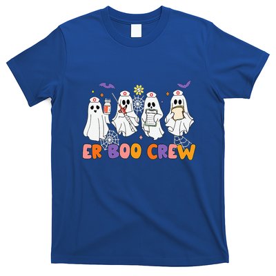 Halloween ER Nurse ER Boo Crew Funny ER Ed Nurse Tech T-Shirt