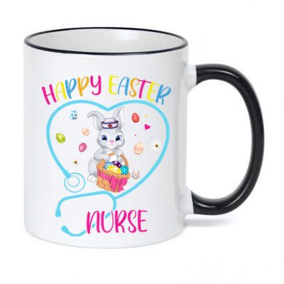 Happy Easter Nurse Gift Cute Nurse Easter Day Cute Gift 11oz Black Color Changing Mug