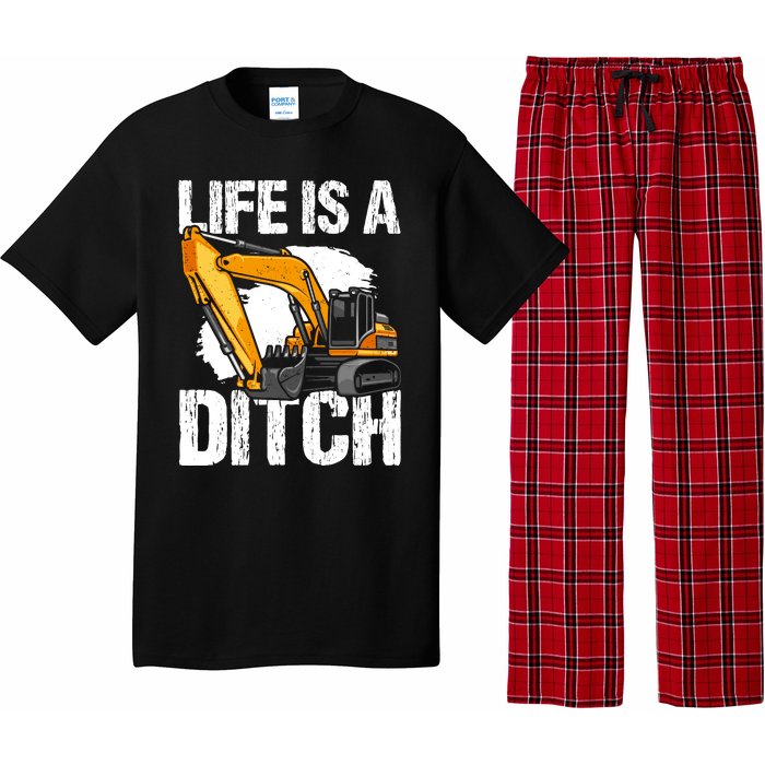 Heavy Equipment Operator & Excavator Driver Pajama Set