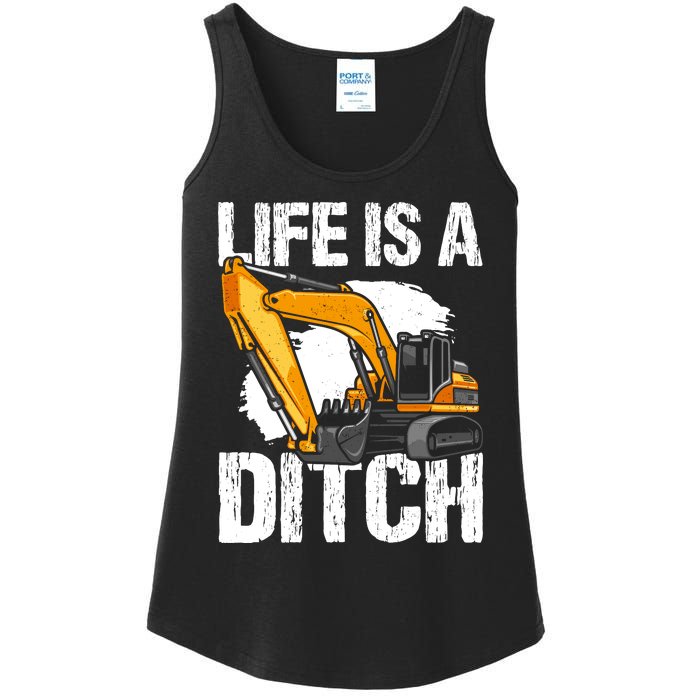 Heavy Equipment Operator & Excavator Driver Ladies Essential Tank