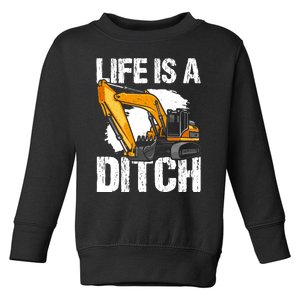 Heavy Equipment Operator & Excavator Driver Toddler Sweatshirt