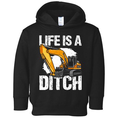 Heavy Equipment Operator & Excavator Driver Toddler Hoodie