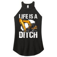 Heavy Equipment Operator & Excavator Driver Women's Perfect Tri Rocker Tank