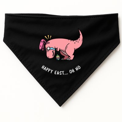 Happy Easter Oh No Funny TRex Egg Hunt USA-Made Doggie Bandana