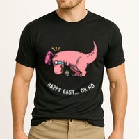 Happy Easter Oh No Funny TRex Egg Hunt Cooling Performance Crew T-Shirt