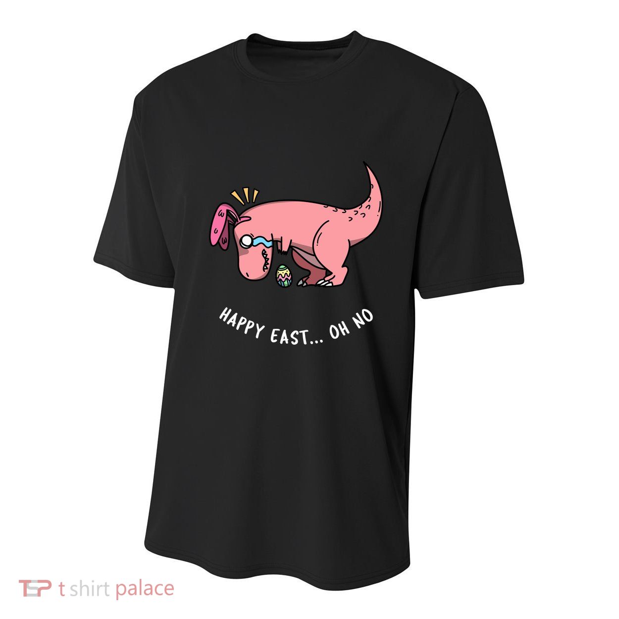 Happy Easter Oh No Funny TRex Egg Hunt Youth Performance Sprint T-Shirt