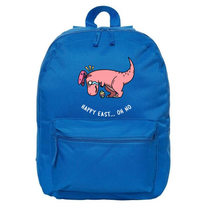 Happy Easter Oh No Funny TRex Egg Hunt 16 in Basic Backpack