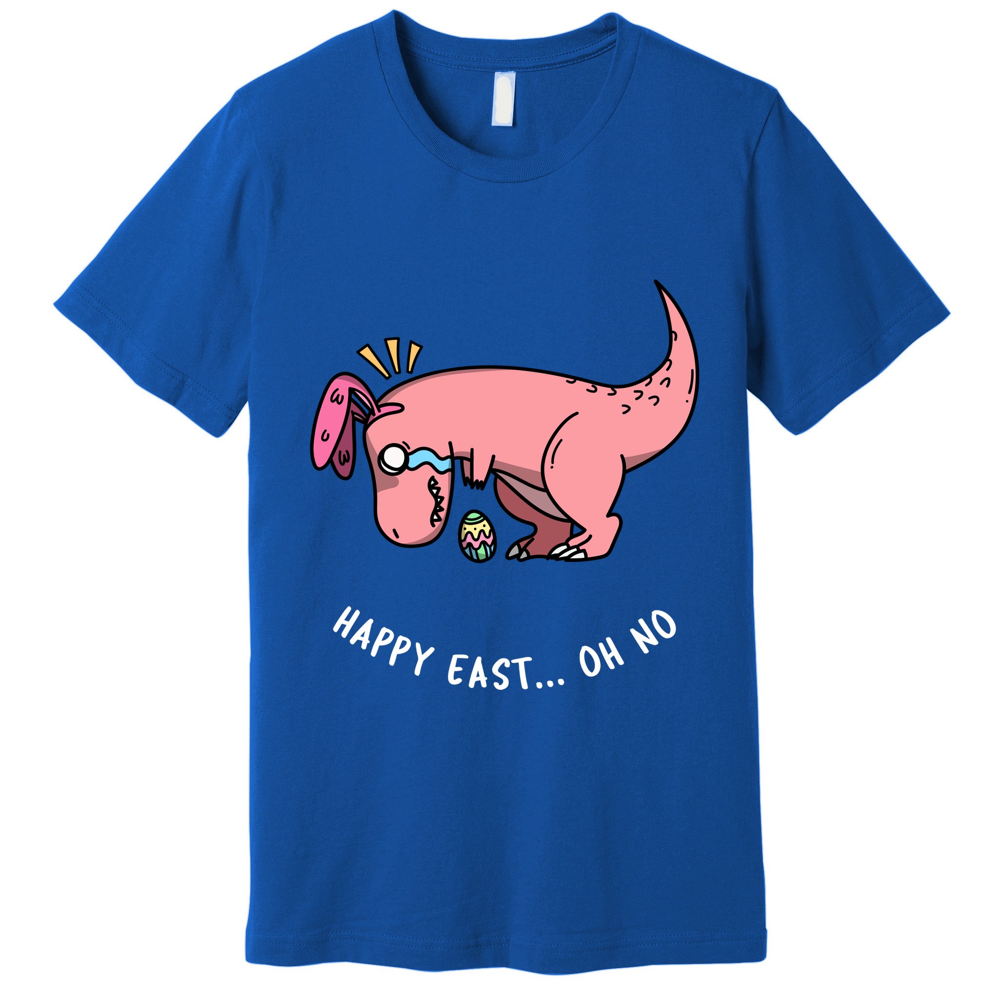 Happy Easter Oh No Funny TRex Egg Hunt Premium T-Shirt