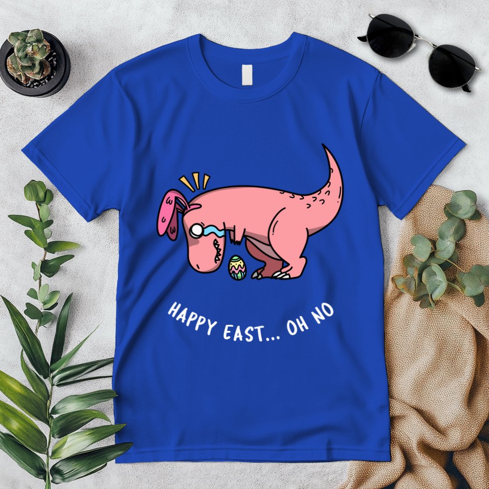 Happy Easter Oh No Funny TRex Egg Hunt Premium T-Shirt