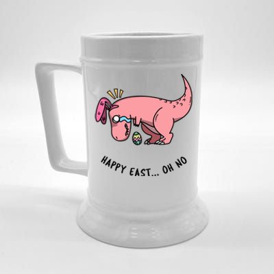 Happy Easter Oh No Funny TRex Egg Hunt Beer Stein