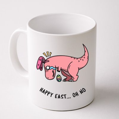 Happy Easter Oh No Funny TRex Egg Hunt Coffee Mug