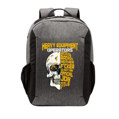 Heavy Equipment Operator Design On Back Of Clothing Vector Backpack