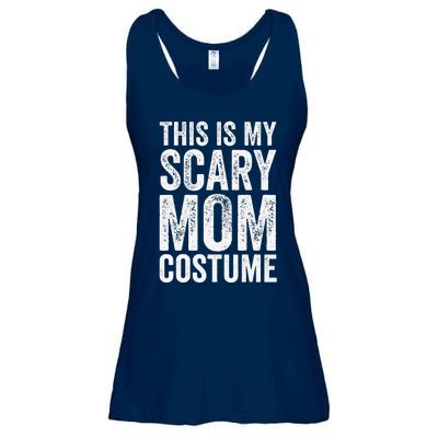 Halloween Easy Outfit Funny This Is My Scary Mom Costume Ladies Essential Flowy Tank