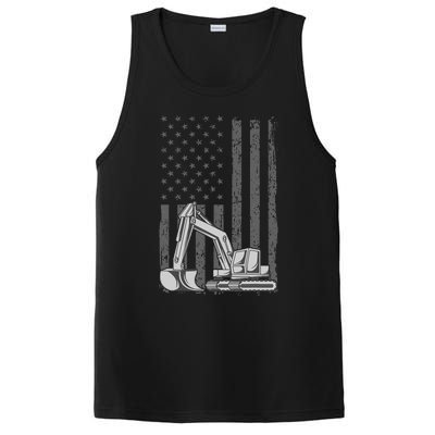 Heavy Equipment Operator Excavator Us Independence Day PosiCharge Competitor Tank