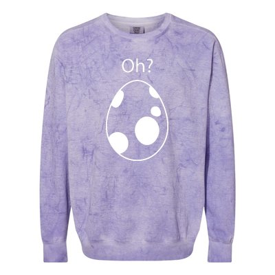 Hatching Egg Oh Gamer Colorblast Crewneck Sweatshirt