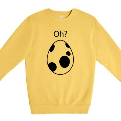 Hatching Egg Oh Gamer Premium Crewneck Sweatshirt