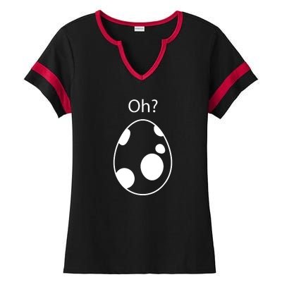 Hatching Egg Oh Gamer Ladies Halftime Notch Neck Tee