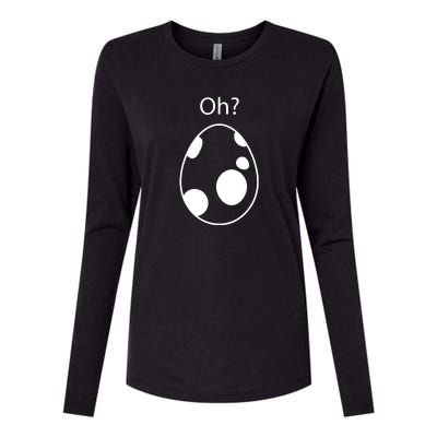 Hatching Egg Oh Gamer Womens Cotton Relaxed Long Sleeve T-Shirt