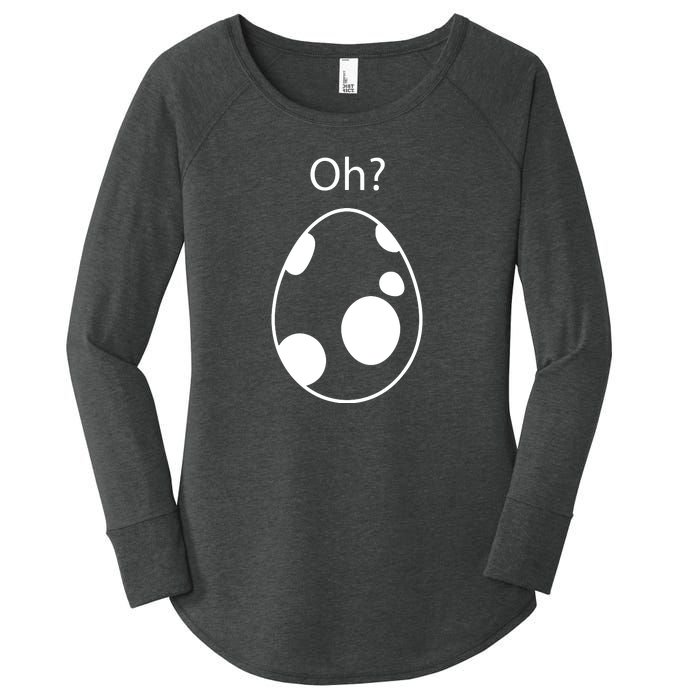 Hatching Egg Oh Gamer Women's Perfect Tri Tunic Long Sleeve Shirt