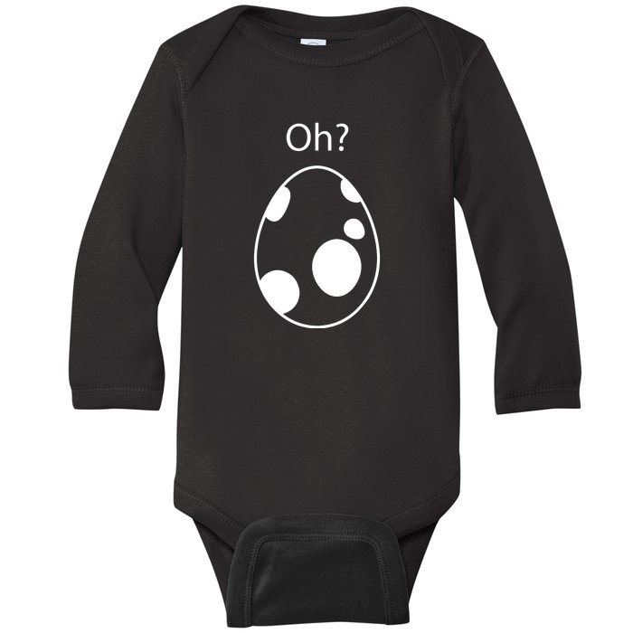 Hatching Egg Oh Gamer Baby Long Sleeve Bodysuit