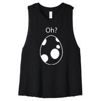 Hatching Egg Oh Gamer Women's Racerback Cropped Tank