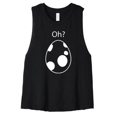 Hatching Egg Oh Gamer Women's Racerback Cropped Tank