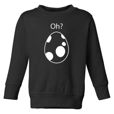 Hatching Egg Oh Gamer Toddler Sweatshirt