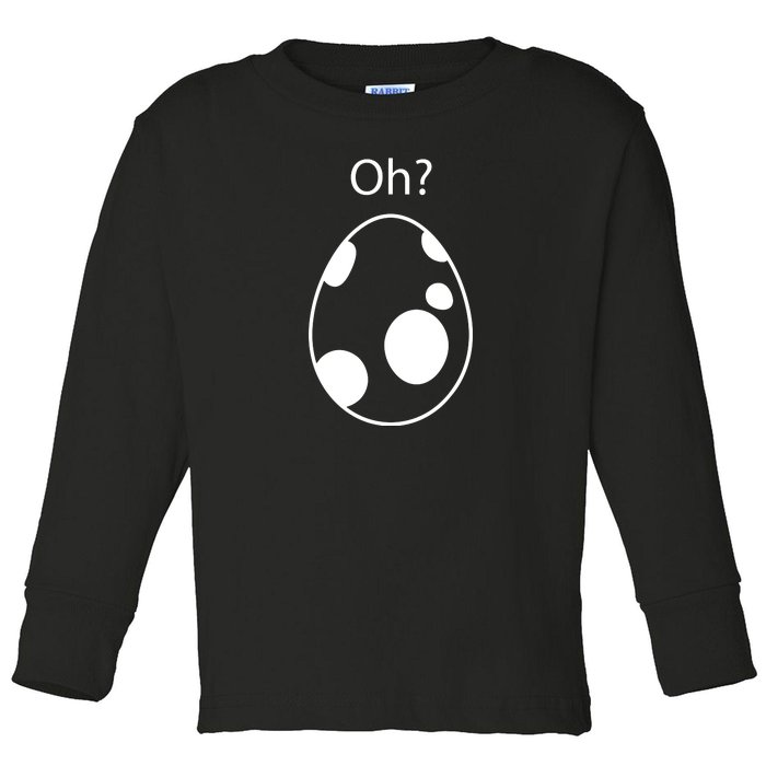 Hatching Egg Oh Gamer Toddler Long Sleeve Shirt