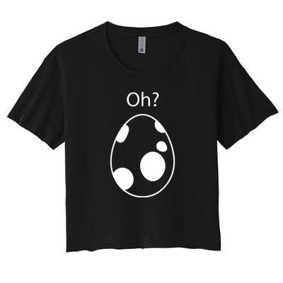 Hatching Egg Oh Gamer Women's Crop Top Tee