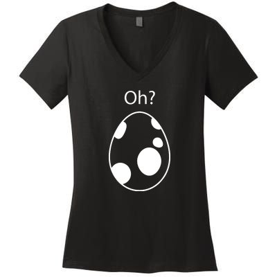 Hatching Egg Oh Gamer Women's V-Neck T-Shirt