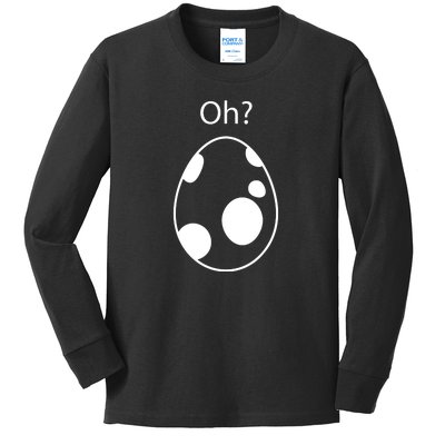 Hatching Egg Oh Gamer Kids Long Sleeve Shirt