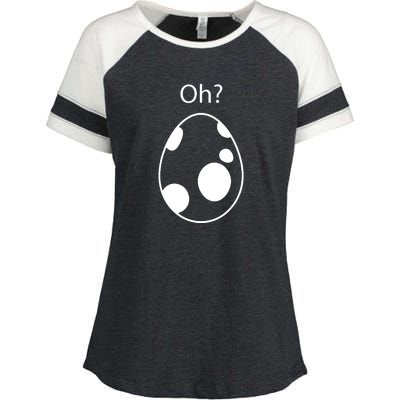 Hatching Egg Oh Gamer Enza Ladies Jersey Colorblock Tee