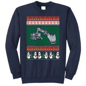 Heavy Equipment Operator Ugly Christmas Sweatshirt