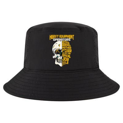 Heavy Equipt Operator Design On Back Of Clothing Cool Comfort Performance Bucket Hat