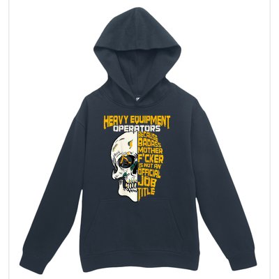 Heavy Equipt Operator Design On Back Of Clothing Urban Pullover Hoodie