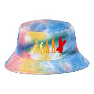 Human Evolution Of Snowboarding Tie Dye Newport Bucket Hat