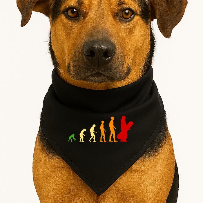 Human Evolution Of Snowboarding USA-Made Doggie Bandana