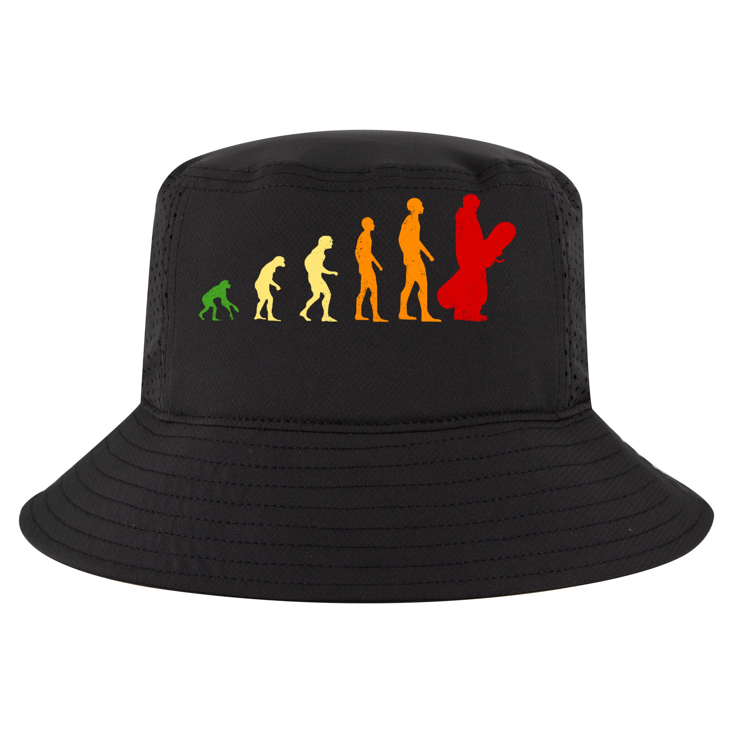Human Evolution Of Snowboarding Cooling Performance Crew T-Shirt
