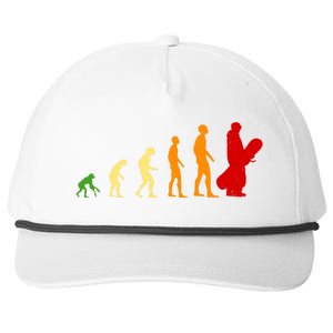 Human Evolution Of Snowboarding Snapback Five-Panel Rope Hat