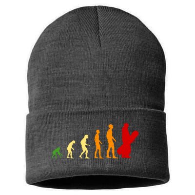 Human Evolution Of Snowboarding Sustainable Knit Beanie